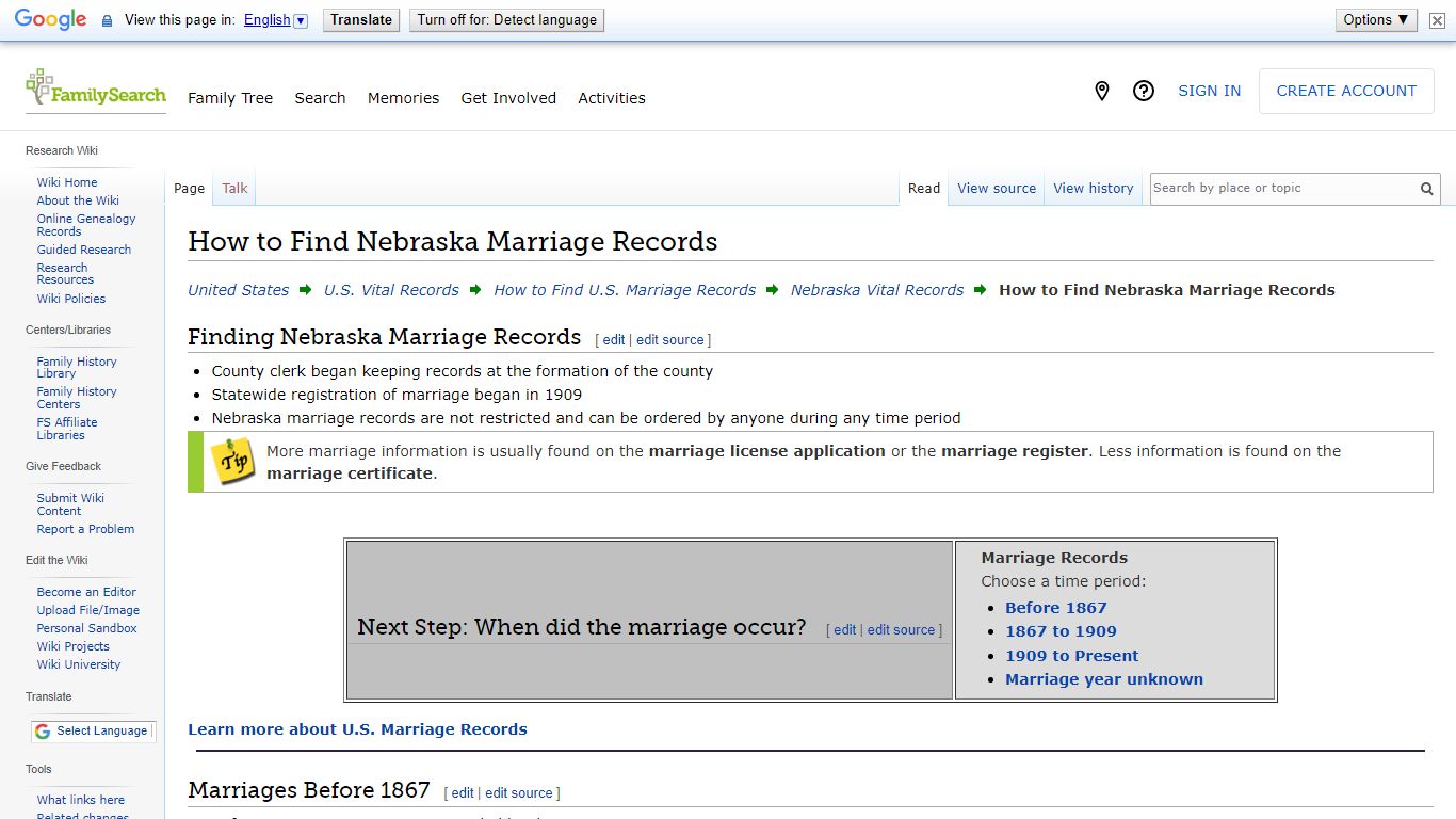 How to Find Nebraska Marriage Records • FamilySearch